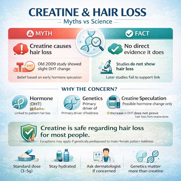 Creatine Hair Loss