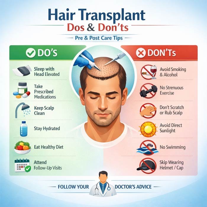Hair Transplant Dos Donts
