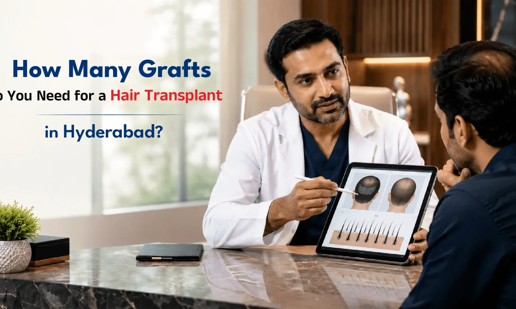 How Many Grafts Do You Need for a Hair Transplant in Hyderabad?