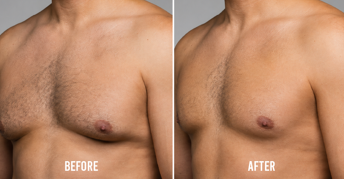 Gynecomastia Surgery Before and After Result