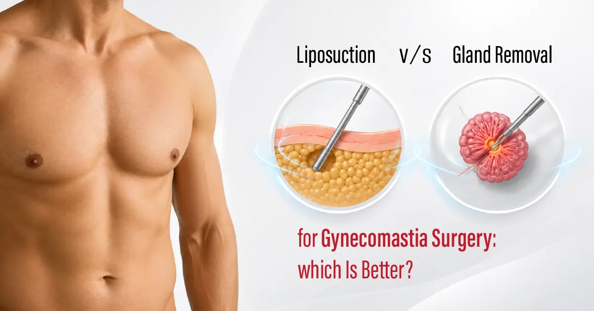 Liposuction vs. Gland Removal for Gynecomastia Surgery: Which Is Better?