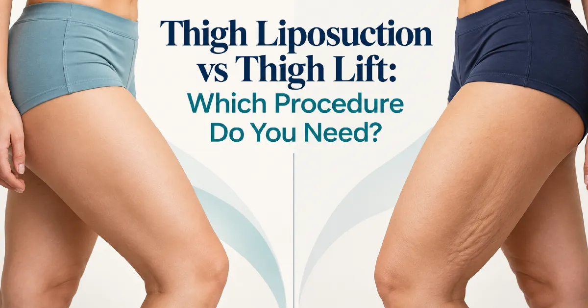 Thigh Liposuction vs Thigh Lift: Which Procedure Do You Need?