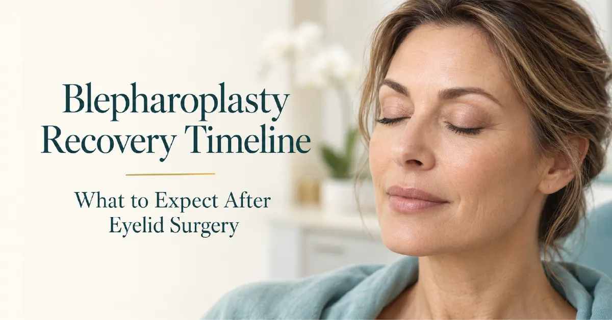 Blepharoplasty Recovery Timeline: What to Expect After Eyelid Surgery